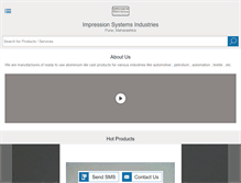 Tablet Screenshot of impression-system.com